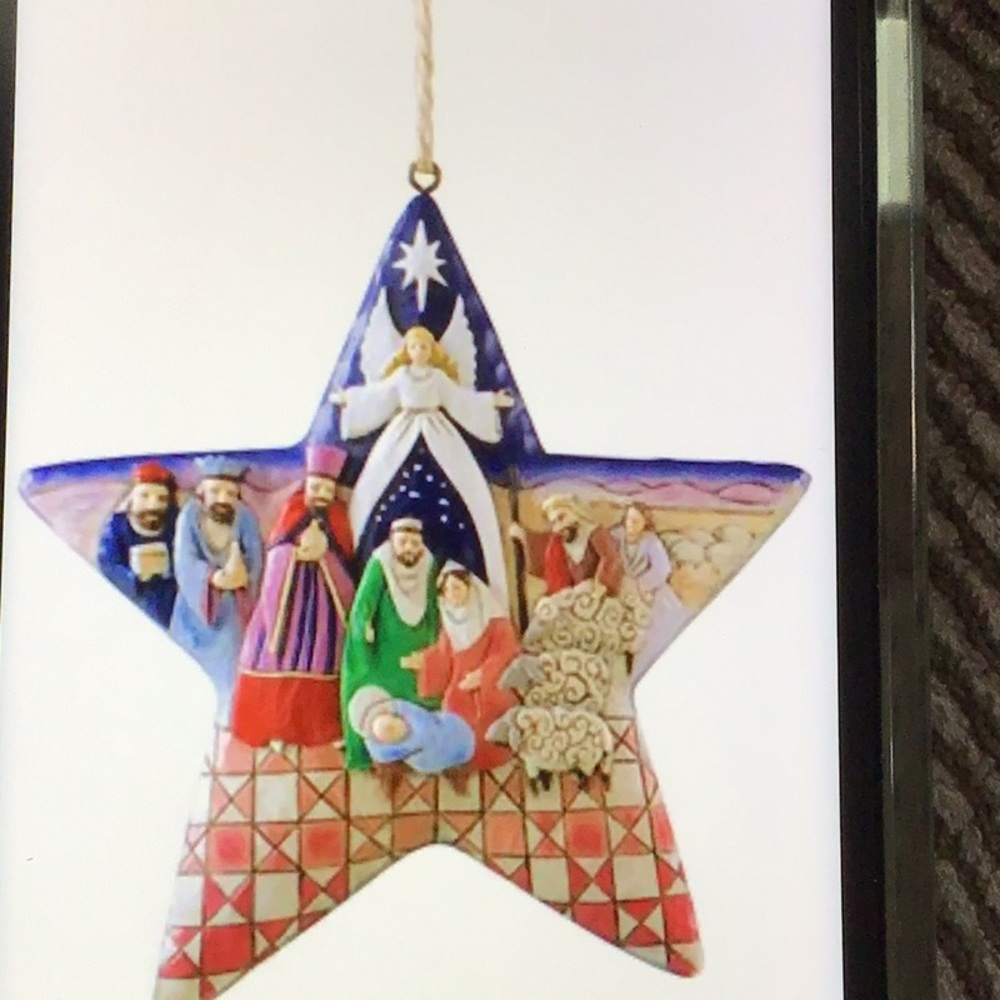 Jim Shore Nativity Star Ornament NEW